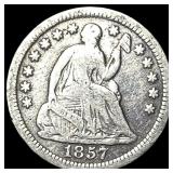 1857-O Silver Half Dime LIGHTLY CIRCULATED