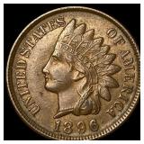 1896 Indian Head Cent CHOICE AU