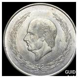 1951Mo Mexico Silver 5 Pesos