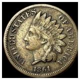 1861 Indian Head Cent NEARLY UNCIRCULATED
