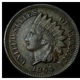 1864 Bronze Indian Head Cent CLOSELY UNCIRCULATED
