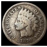 1870 Indian Head Cent LIGHTLY CIRCULATED