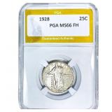1928 Standing Liberty Quarter PGA MS66 FH