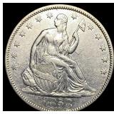 1858 Seated Liberty Half Dollar CLOSELY  UNCIRCUL