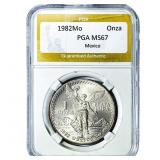 1982 Mo 1 Onza Mexico PGA MS67