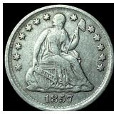 1857 Silver Half Dime LIGHTLY CIRCULATED
