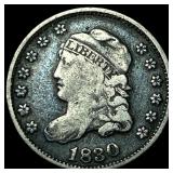 1830 Capped Bust Half Dime LIGHTLY CIRCULATED