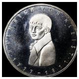 1977G Germany Silver 5 Mark .2251 ASW