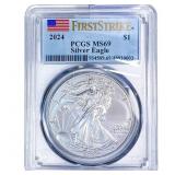 2024 Silver Eagle PCGS MS69