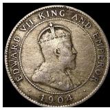 1904 Jamaica Copper Nickel 1 Penny