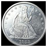 1843-O Silver Seated Liberty Half Dollar  CLOSELY