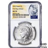 2023 Silver Peace Dollar NGC MS70