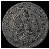 1915 Mexico Bronze 1 Centavo KM 415