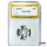 1942/1 Mercury Silver Dime PGA XF40