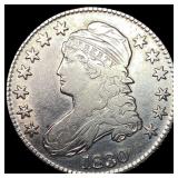 1830 Capped Bust Half Dollar ABOUT  UNCIRCULATED