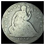 1856 Seated Liberty Half Dollar NICELY CIRCULATED