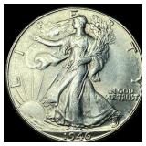 1946-D Silver Half Dollar GEM BU