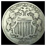 1883 Liberty Head Nickel (No Cents) NEARLY UNCIRCU