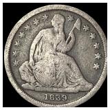 1839 Seated Liberty Dime NICELY CIRCULATED