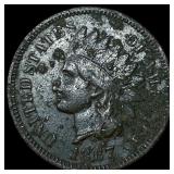 1867 Indian Head Cent NEARLY UNCIRCULATED