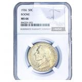 1936 Boone Half Dollar NGC MS66