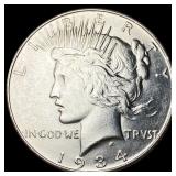 1934-D Peace Silver Dollar UNCIRCULATED