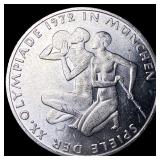 1972G West Germany Silver 10 Mark- Olympics