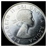 1955 Canada Silver 50 Cents