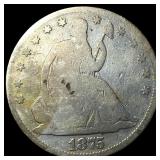 1875 Seated Liberty Half Dollar NICELY  CIRCULATE