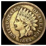 1862 Indian Head Cent NEARLY UNCIRCULATED