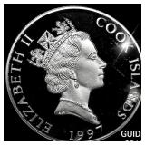 1997 Cook Islands .84oz Silver $10-Pet. Forest