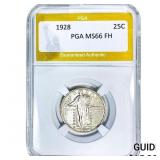 1928 Standing Liberty Quarter PGA MS66 FH