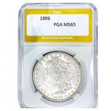 1896 Morgan Silver Dollar PGA MS65