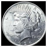1924 Silver Peace Dollar UNCIRCULATED
