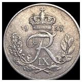 1957 Denamek Copper Nickel 10 Ore