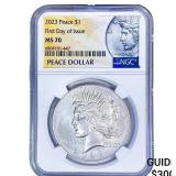 2023 Silver Peace Dollar NGC MS70