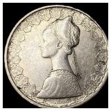 1964 Italy Silver 500 Lire KM-98