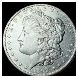 1899-S Silver Morgan Dollar CHOICE AU