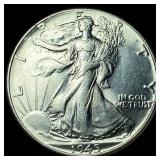 1945-S Silver Walking Liberty Half Dollar CHOICE B
