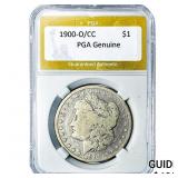 1900-O/CC Morgan Silver Dollar PGA G