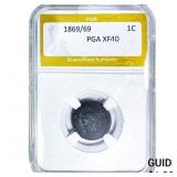 1869/69 Indian Head Cent PGA XF40