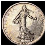 1960 France silver 5 Francs