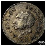 1817 Haiti Silver 25 Centimes