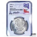 1898 Morgan Silver Dollar NGC MS63