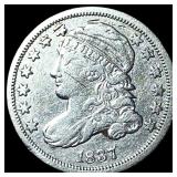 1837 Silver Capped Bust Dime NEARLY UNCIRCULATED