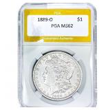 1889-O Morgan Silver Dollar PGA MS62