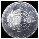 1989D West Germany Silver 10 Mark
