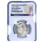 1960-D Franklin Half Dollar NGC BU