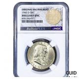 1960-D Franklin Half Dollar NGC BU