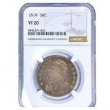 1819 Capped Bust Half Dollar NGC VF20